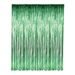 DR69251 Green Foil Fringe Curtain